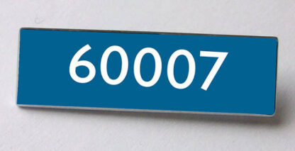 60007 number Pin Badge