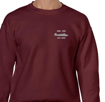 Avro Anson Burgundy Sweatshirt