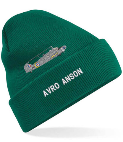 Avro Anson Green beanie hat