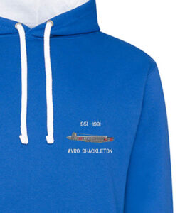 Avro Shackleton royal blue white Hoodie Avro Shackleton royal blue white Hoodie