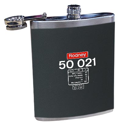 50021 Data Panel Hip Flask