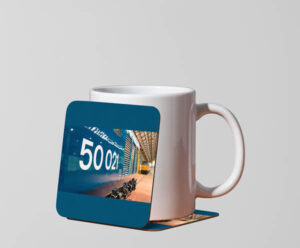 50021 Number Closeup Mug Coaster 50021 Number Closeup Mug Coaster