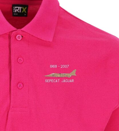 6 Sqn Jaguar Desert Storm Pink Polo Snippet