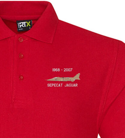 6 Sqn Jaguar Desert Storm Red Polo Snippet