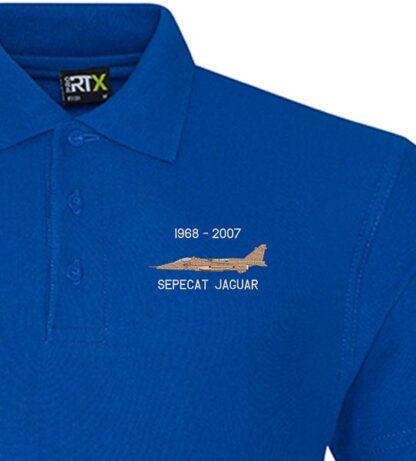 6 Sqn Jaguar Desert Storm Royal Blue Polo Snippet