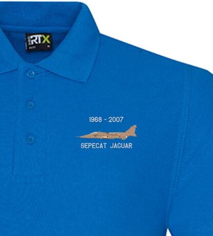 6 Sqn Jaguar Desert Storm Sapphire Blue Polo Snippet