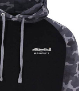 A10 81st FS black camo Hoodie A10 81st FS black camo Hoodie