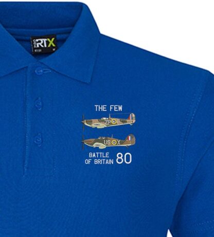 Battle of Britain The Few Royal Blue Polo Snippet