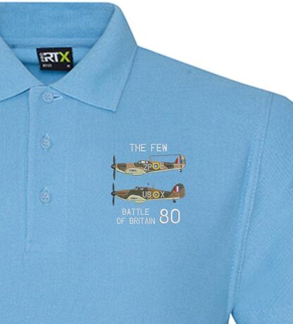 Battle of Britain The Few Sky Blue Polo Snippet