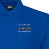 Dambusters Royal Blue Polo Snippet Dambusters Royal Blue Polo Snippet