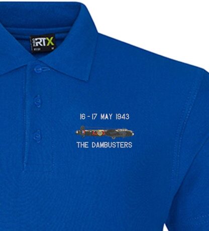Dambusters Royal Blue Polo Snippet