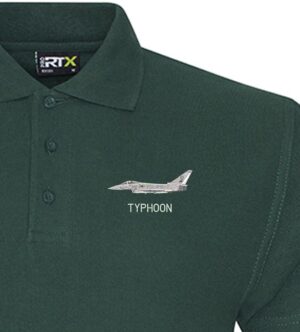 Eurofighter Typhoon Bottle Green Polo Snippet Eurofighter Typhoon Bottle Green Polo Snippet