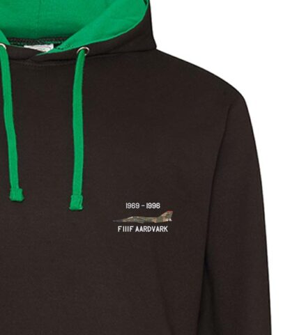 F111F CMA Black and Green hoodie