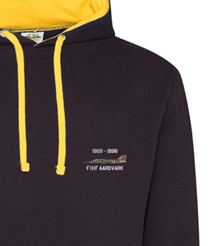 F111F CMA Black and Yellow hoodie