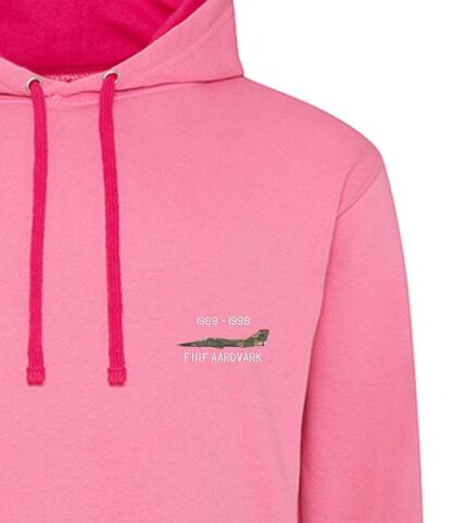 F111F CMA Pink and Dark Pink hoodie