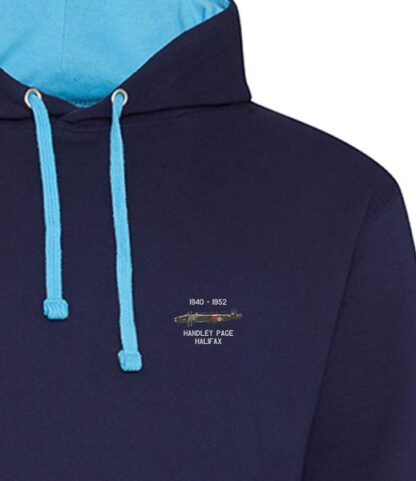 Halifax Navy and Blue hoodie