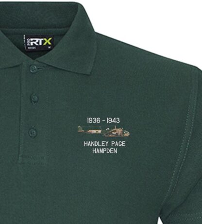 Handley Page Hanmpden Bottle Green Polo Snippet