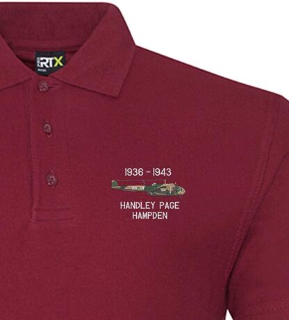 Handley Page Hampden Burgundy Polo Snippet