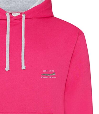 Hawker Hunter 8 Squadron Pink and Grey hoodie