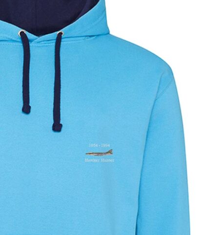 Hunter RAF Light Blue and Navy hoodie