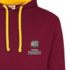 50008 H+H Burgundy and Yellow Hoodie 50008 H+H Burgundy and Yellow Hoodie