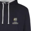 50008 H+H Navy Blue and Heather Hoodie 50008 H+H Navy Blue and Heather Hoodie