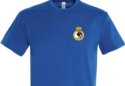 50021 Crest royal blue t-shirt