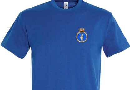 50026 Crest royal blue t-shirt