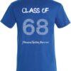 Class of 68 Royal blue back Class of 68 Royal blue back