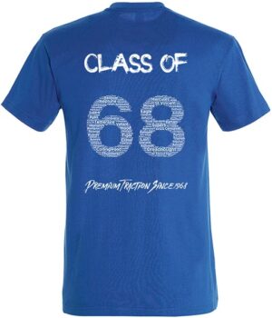 Class of 68 Royal blue back