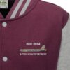 B52G Burgundy Grey Varsity Jacket