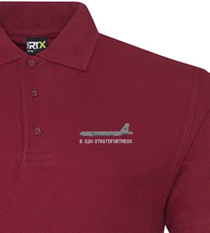 b52h burgundy Polo