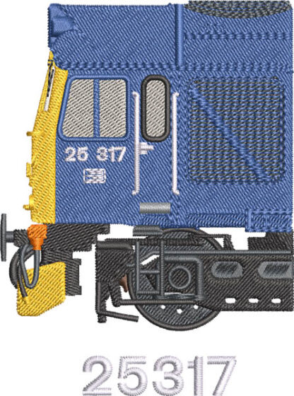 class 25-3 blue  with ploughs - v8