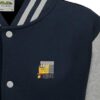 Class 31 railfreight grey navy blue heather Varsity Jacket snippet