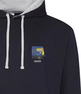 Class 33 heather navy hoodie Class 33 heather navy hoodie