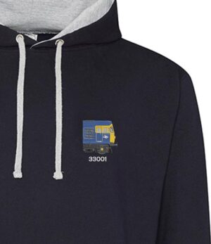 Class 33 heather navy hoodie