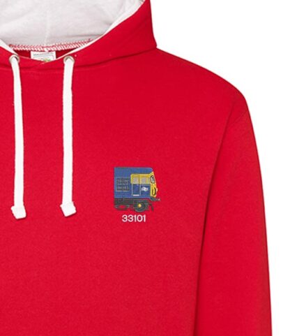 Class 33 red white hoodie