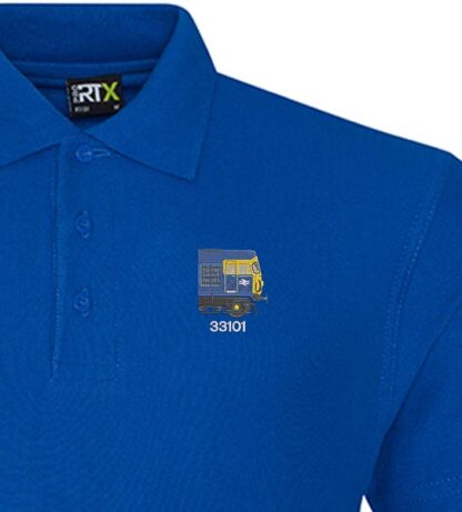 Class 33 royal blue Polo Snippet