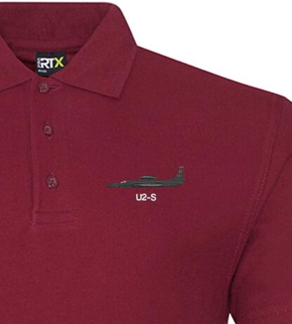 Burgundy U2 Polo Snippet