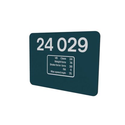 Class 24 BR Blue Data Panel Mouse Mat