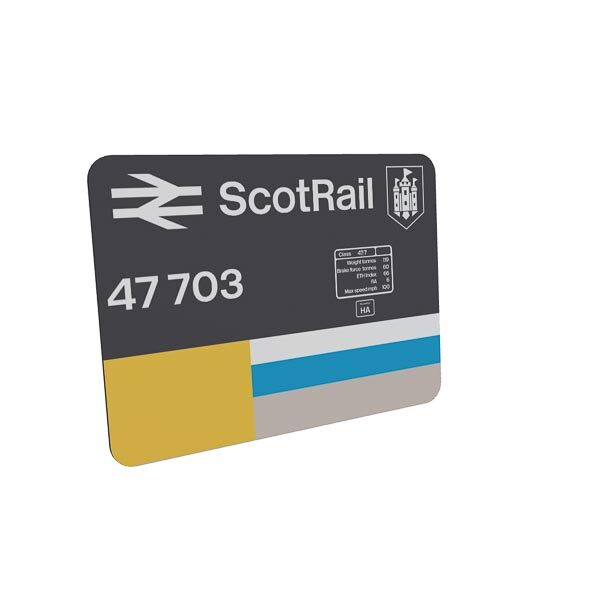 Class 47 Intercity Scotrail Data Panel