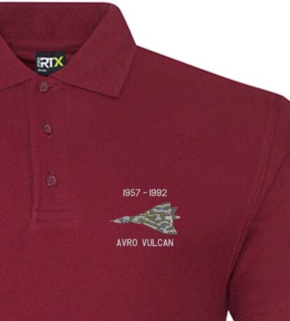 Avro Vulcan Burgundy Polo