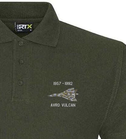 Avro Vulcan Military Green Polo