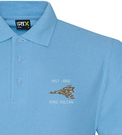 Avro Vulcan Sky Blue Polo