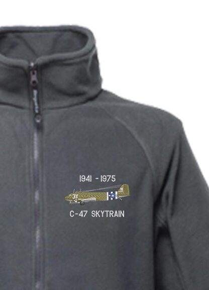 USAAF C47 Skytrain Seal Grey Fleece