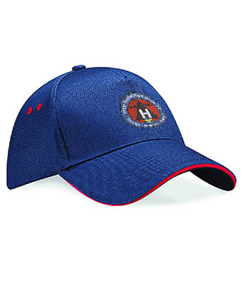 306 BG Museum navy and red highlight cap 306 BG Museum navy and red highlight cap
