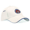 306 BG Museum white and navy highlight cap 306 BG Museum white and navy highlight cap