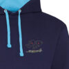 Falklands 40 Harrier GR3 navy and royal blue hoodie Falklands 40 Harrier GR3 navy and royal blue hoodie