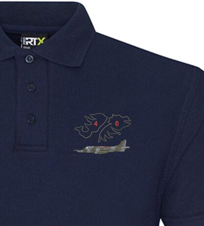 falklands 40 harrier gr3 navy polo