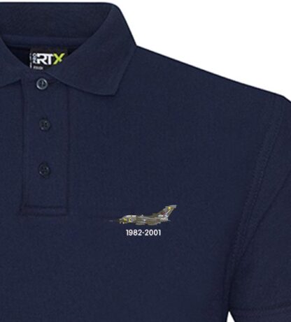 Tornado GR1 personalised navy polo